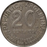 Argentyna 20 centavos 1950, KM#45