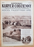 KURYER CODZIENNY-25.10.1937/kosciół Palestyna,Fryz