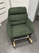 Fotel na biegunach bujany