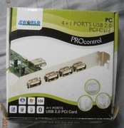 karta rozszerzeń portów 5x USB 2.0 Hub