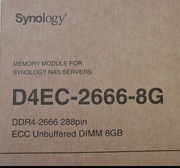 Pamięć dedykowana Synology DDR4, 8 GB, 2666 MHz, CL19 (D4EC-2666-8G)