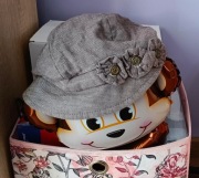 Czapka kaszkiet unisex, daszek, 3-6 lat 