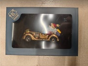 Bombka szklana komozja ręczna robota malowana samochód Mikołaja 