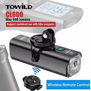Lampa rowerowa TOWILD CL-600 lumen 2000mAh + dodatkowo PILOT sterownik 