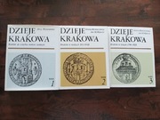 Dzieje Krakowa tomy 1-3 NOWE
