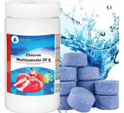 50x TABLETKI MULTIFUNKCYJNE CHLOR DO BASENU JACUZZI CHEMIA BASENOWA BLUE