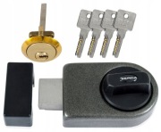 Gerda Zamek wierzchni ZN-200 4 klucze Atest grafit