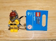 Lego City 853375 Strażak nowy breloczek do kluczy