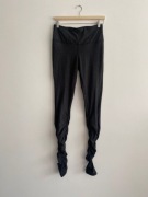 Szare legginsy sportowe na jogę do jogi z zapiętkami H&M M 38