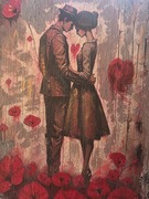 Obraz decoupage A4 Walentynki 