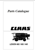 Katalog części Claas Lexion 440, 450, 460