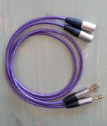 Interkonekt 2x 0.5m Jack XLR Male Melodika OFC