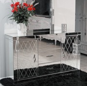 Komoda lustrzana, glamour