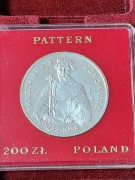 Moneta 200 zł Kazimierz I Odnowiciel próba PRL , 4000 szt