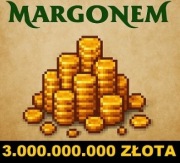 Margonem GOLD PANDORA 3G 3.000.000.000 ZŁOTA 100% LEGIT ZŁOTO