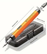 ZESTAW WKRĘTAK AKUMULATOROWY ŚRUBOKRĘT ELEKTRYCZNY PREZYCYJNY 38 BITÓW ETUI