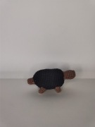 Czarno brdziobak pluszak breloczek 