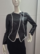 Laurèl grupa escada skóra naturalna wyjątkowo miękka black&white