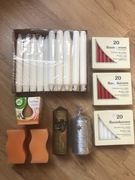 Świeczki zestaw 80 sztuk jak na zdjęciach 78 nowych