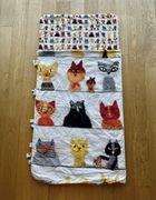 Duży luksusowy śpiwór śpiwórek przedszkolaka przedszkola Mam Kot Lela Blanc