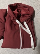 CIEPŁY KOMPLET DRESOWY DAMSKI – OCIEPLANY FUTERKIEM – BORDOWY