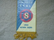 Proporczyk  klub sportowy STAL z 1953r