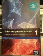 Informatyka na czasie 1 Podręcznik Zakres podstawowy NOWA ERA BDB!