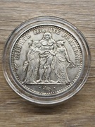 Francja 10 franków Herkules 1965 – srebro Ag 900