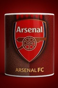 Kubek ceramiczny 330 ml z logo Arsenal FC – kawa w rytmie „The Gunners”!