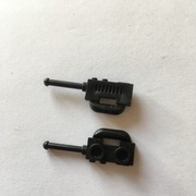 LEGO krótkofalówka czarna 3962b