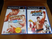 STREET FIGHTER ALPHA + HYPER STREET FIGHTER II PS2 3xA