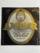 Etykieta Amber Gold Browar Amber