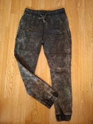 Spodnie męskie Joggery roz 40 L ciemnoszary melanż stan bardzo dobry:)