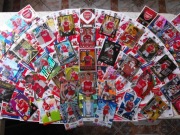 MEGA zestaw 112 kart ARSENAL FC, karty NOWE !!! PANINI, TOPPS, różne.