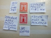 2szt. znaczki Mi D160 DIENST Niemcy 1942r. Swastyka Gapa Rzesza czyste **/*