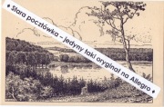 MRĄGOWO SENSBURG Jezioro Czarne Czarnasee rycina W. Lenz nr 209 ~1925