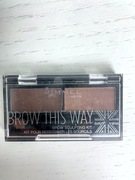 Wosk i cień do brwi Paletka Rimmel Eyebrow Kit Brow MEDIUM BROWN 002