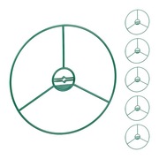 Relaxdays Pierścienie do roślin 30 cm ZESTAW 6 SZTUK