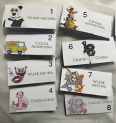 Winietki, różne okazje, urodziny, impreza, halloween, święta