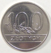 Moneta 100 zł 1990 r. 