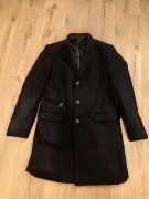 Płaszcz męski Lavard, ciemno granatowy/ czarny