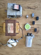Zestaw części Mikrofala LG/Sanyo - Magnetron, Trafo (zgrzewarka)