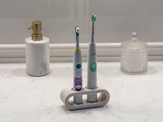 Elegancki stojak na 2 szczoteczki elektryczne Philips Sonicare - marmur