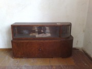 Biblioteczka z okresu PRL - stan dobry (120x35x65cm)