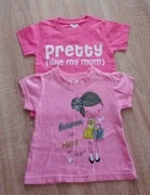 Bluzeczki dziewczęce na 74 cm