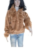 Krutkie futerko bluza