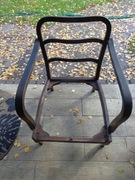 Stary fotel z prl - stelaż