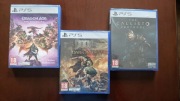 Zestaw gier PS5 Doom The dark ages Callisto Protocol Dragon age veilguard 
