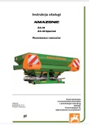 Instrukcja Obsługi AMAZONE  ZA-M, ZA-M specjal PL