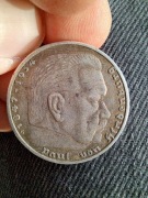 5 marek hindenburg 1935 mennica Karlsruhe